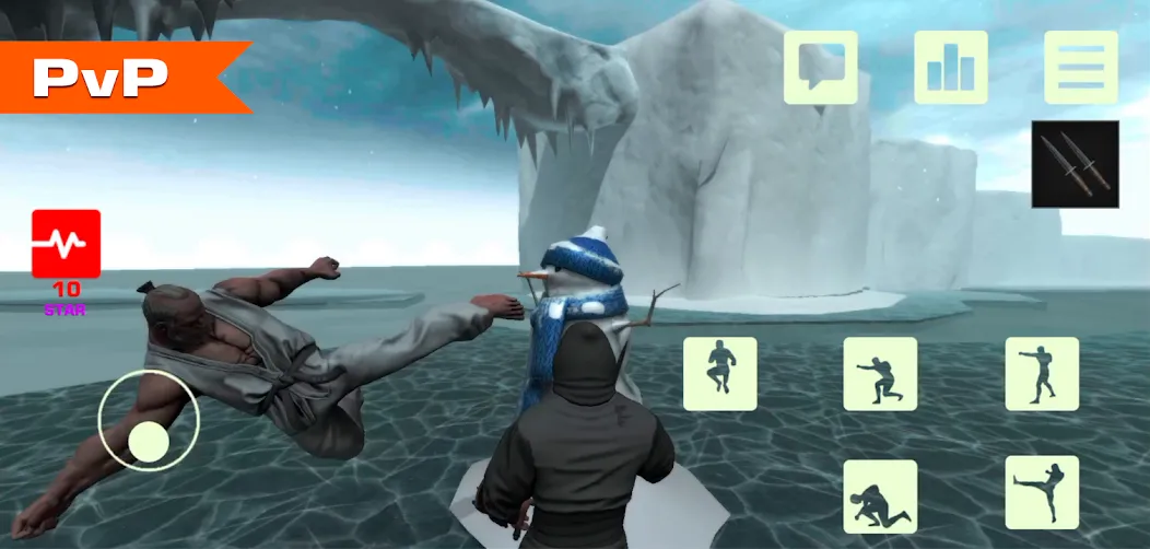 Fight Arena Online (Файт Арена Онлайн) [МОД: Меню, Бесконечные монеты и Открытые уровни] Screenshot 1