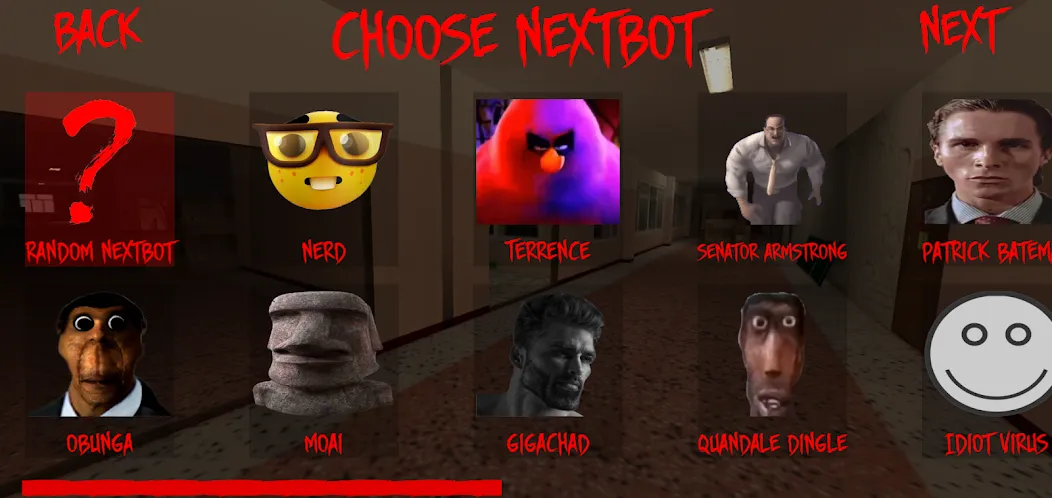 Nextbot chasing (Некстбот чейзинг) [МОД: Много монет, Открытые уровни и Мега MOD] Screenshot 1