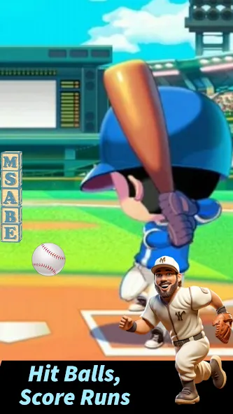 Baseball Letter Strike Homerun [МОД: Много денег, Монет и Все открыто] Screenshot 1