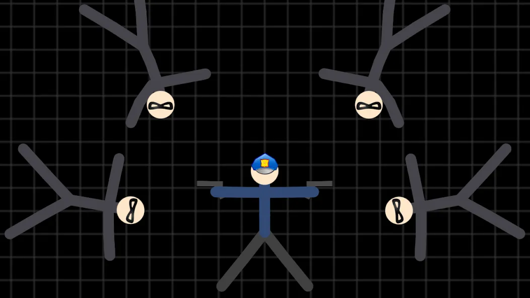 Stickman Warriors (Сткмен Вонсы) [МОД: Много монет, Открытые уровни и Мега MOD] Screenshot 1