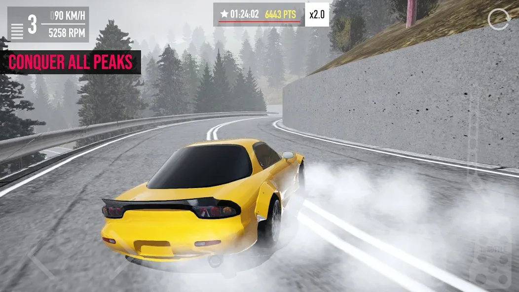 The Touge (Зе Тоуге) [МОД: Меню, Бесконечные монеты и Открытые уровни] Screenshot 2