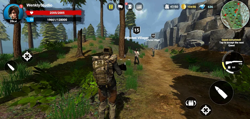 Horror Forest 3 open-world RPG (ХФ3) [МОД: Бесконечные деньги, Монеты и Мега MOD] Screenshot 1