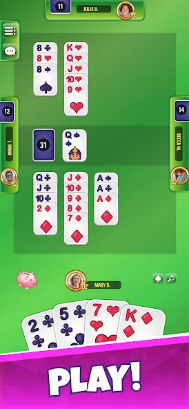 Burraco - Online, multiplayer (Буррако Итальяно) [МОД: Бесконечные деньги, Монеты и Мега MOD] Screenshot 1
