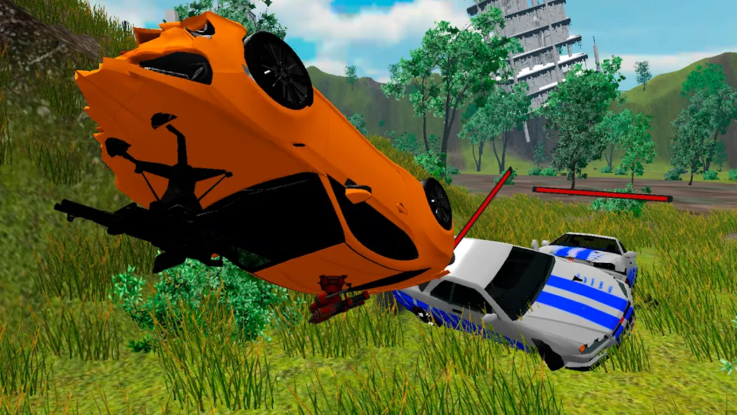 Car Crash Arena Simulator 3D [МОД: Меню, Бесконечные монеты и Открытые уровни] Screenshot 1