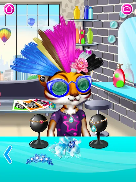 Beauty salon: hair salon [МОД: Все открыто, Дополнительные деньги и Меню MOD] Screenshot 2