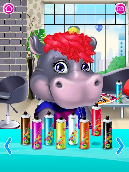 Beauty salon: hair salon [МОД: Все открыто, Дополнительные деньги и Меню MOD] Screenshot 4