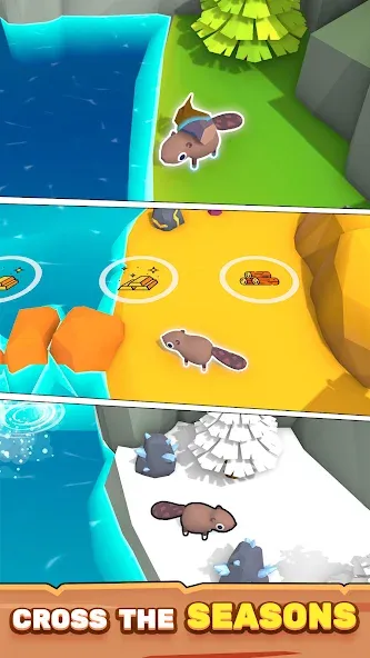 Beaver Builder (Бивер Билдер) [МОД: Много монет, Открытые уровни и Мега MOD] Screenshot 5