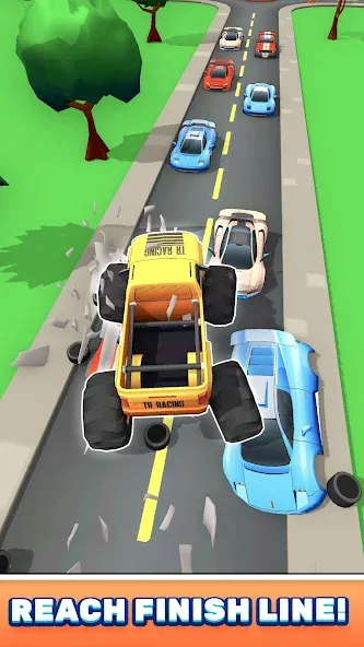 Monster Truck Rampage (Монстр Трак Рэмпейдж) [МОД: Меню, Бесконечные монеты и Открытые уровни] Screenshot 1