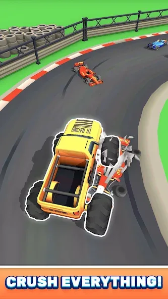 Monster Truck Rampage (Монстр Трак Рэмпейдж) [МОД: Меню, Бесконечные монеты и Открытые уровни] Screenshot 2