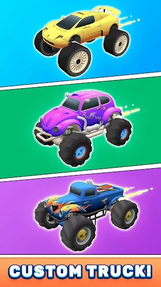 Monster Truck Rampage (Монстр Трак Рэмпейдж) [МОД: Меню, Бесконечные монеты и Открытые уровни] Screenshot 4