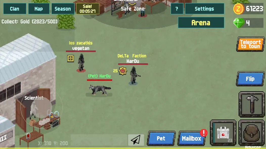 Zombix Online (Зомбикс Онлайн) [МОД: Все открыто, Дополнительные деньги и Меню MOD] Screenshot 1