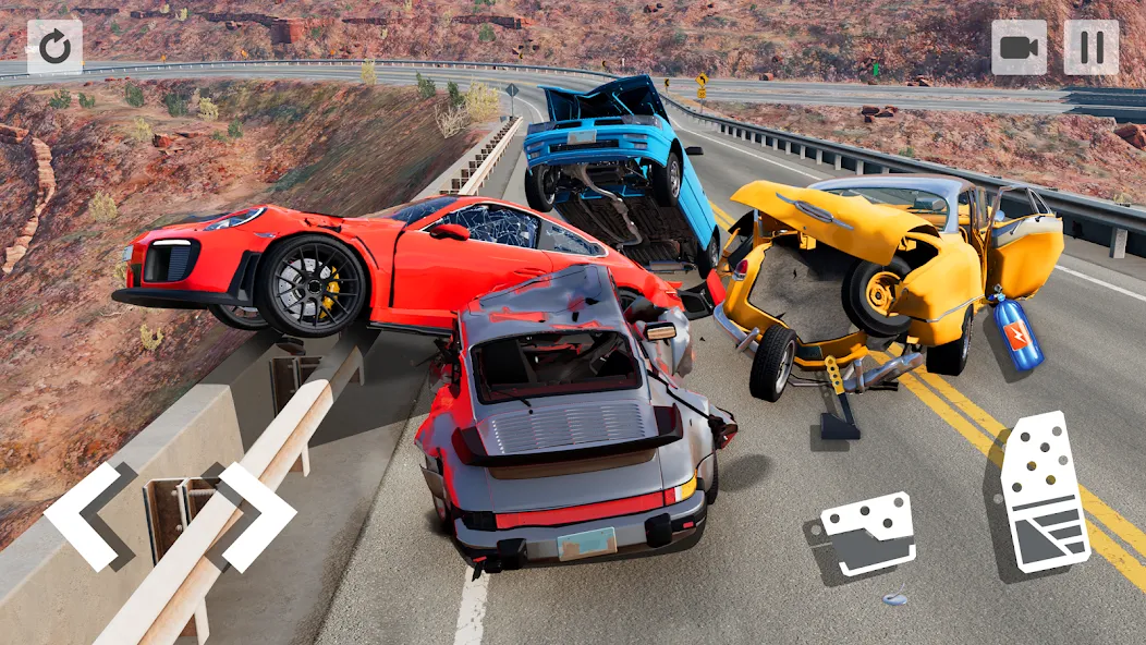 Car Crash Game (Кар Краш Гейм) [МОД: Меню, Бесконечные монеты и Открытые уровни] Screenshot 1