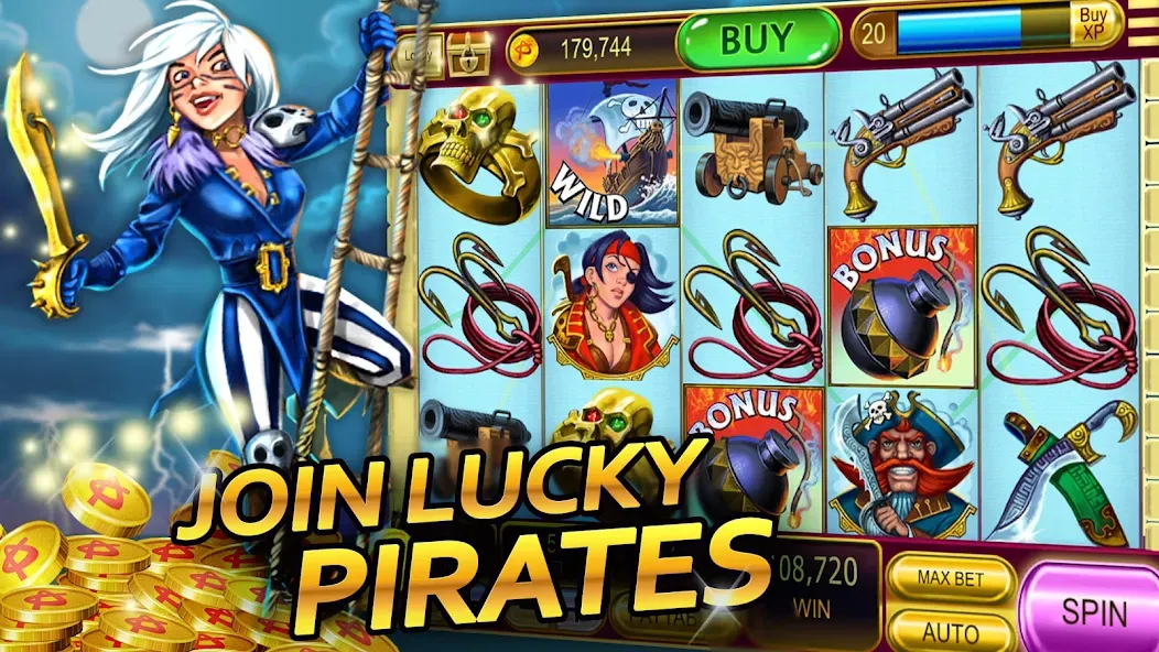 Vegas Casino - Slot Machines (Вегас Казино) [МОД: Все открыто, Дополнительные деньги и Меню MOD] Screenshot 2