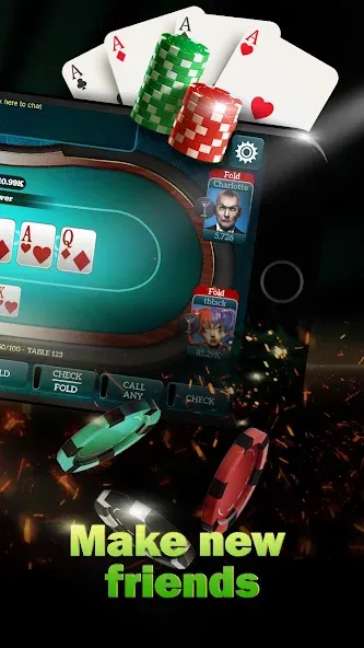 Live Poker Tables–Texas holdem [МОД: Бесконечные деньги, Монеты и Мега MOD] Screenshot 2
