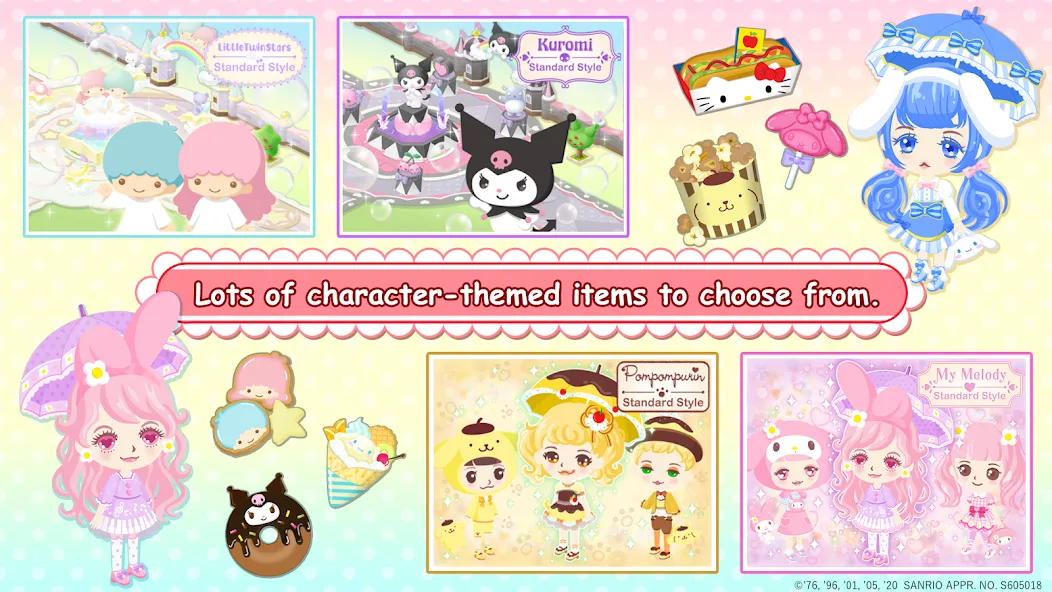 HelloKittyWorld2 Sanrio Kawaii (ХеллоуКиттиВорлд2 Санрио Каваии) [МОД: Все открыто, Дополнительные деньги и Меню MOD] Screenshot 4