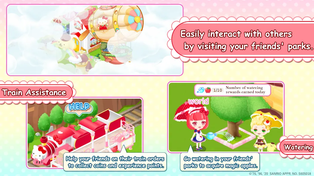 HelloKittyWorld2 Sanrio Kawaii (ХеллоуКиттиВорлд2 Санрио Каваии) [МОД: Все открыто, Дополнительные деньги и Меню MOD] Screenshot 5
