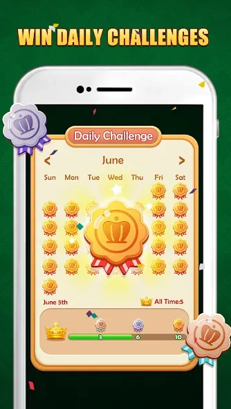 Solitaire Puzzle : Card Jigsaw (Солитер головоломка) [МОД: Деньги, Монеты и Меню MOD] Screenshot 5