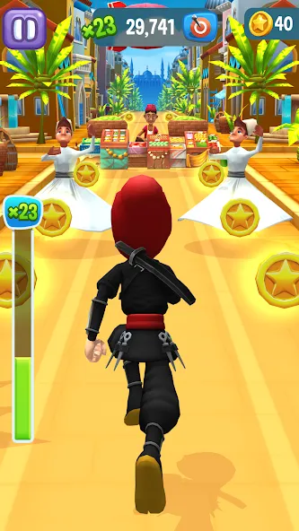 Angry Gran Run - Running Game (Энгри Гран Ран) [МОД: Бесконечные деньги, Монеты и Мега MOD] Screenshot 3