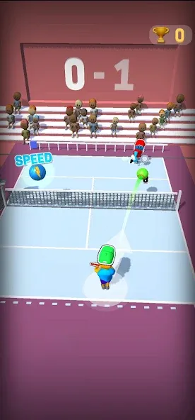 Deuce Hit! (Tennis) [МОД: Меню, Бесконечные монеты и Открытые уровни] Screenshot 5