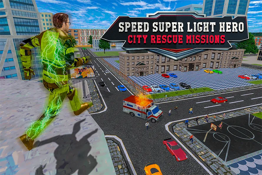 Light Superhero Speed Hero [МОД: Все открыто, Дополнительные деньги и Меню MOD] Screenshot 5