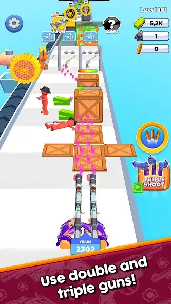 Weapon Craft Run (Уипон Крафт Ран) [МОД: Много монет, Открытые уровни и Мега MOD] Screenshot 2