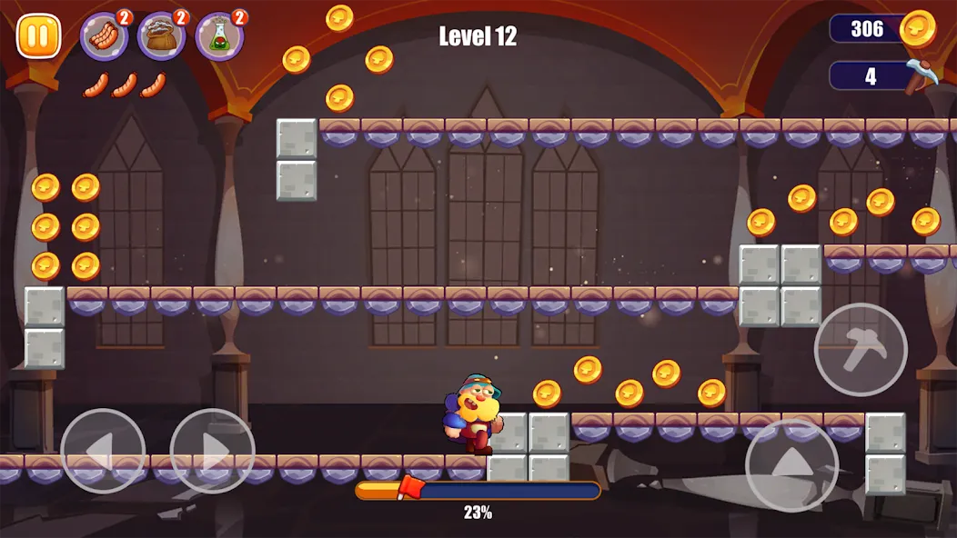Miner's World: Super Run Game [МОД: Бесконечные деньги, Монеты и Мега MOD] Screenshot 4