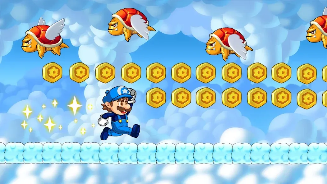 Super Machino: adventure game (упер Мачино го) [МОД: Меню, Бесконечные монеты и Открытые уровни] Screenshot 2