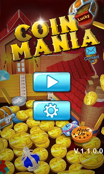 AE Coin Mania : Arcade Fun (Эй Это Мания Монет) [МОД: Все открыто, Дополнительные деньги и Меню MOD] Screenshot 1