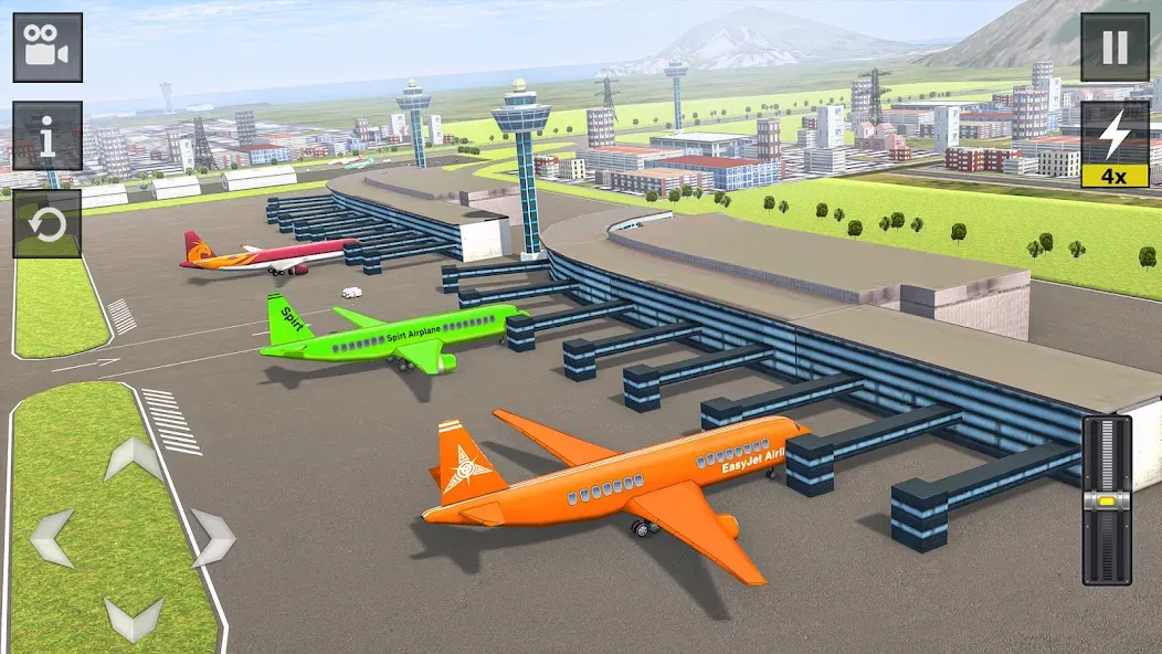 Flight Simulator - Plane Games (Флайт Симулятор) [МОД: Все открыто, Дополнительные деньги и Меню MOD] Screenshot 5