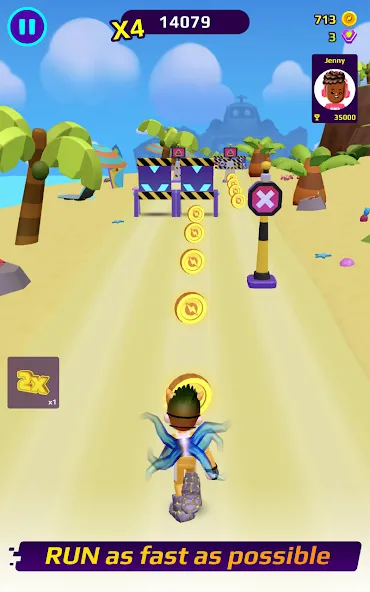 PKXD Runner (ПКХД Раннер) [МОД: Бесконечные деньги, Монеты и Мега MOD] Screenshot 1