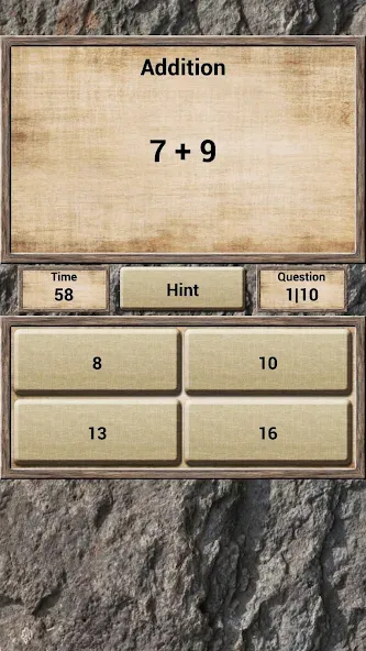Math - Quiz Game [МОД: Меню, Бесконечные монеты и Открытые уровни] Screenshot 1