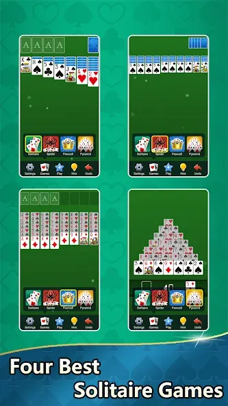 Aged Solitaire Collection [МОД: Деньги, Монеты и Меню MOD] Screenshot 1
