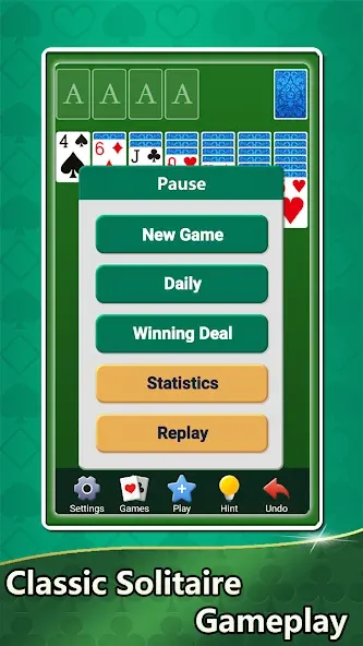 Aged Solitaire Collection [МОД: Деньги, Монеты и Меню MOD] Screenshot 2