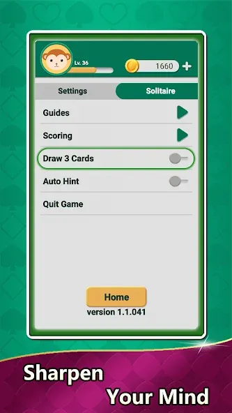 Aged Solitaire Collection [МОД: Деньги, Монеты и Меню MOD] Screenshot 4