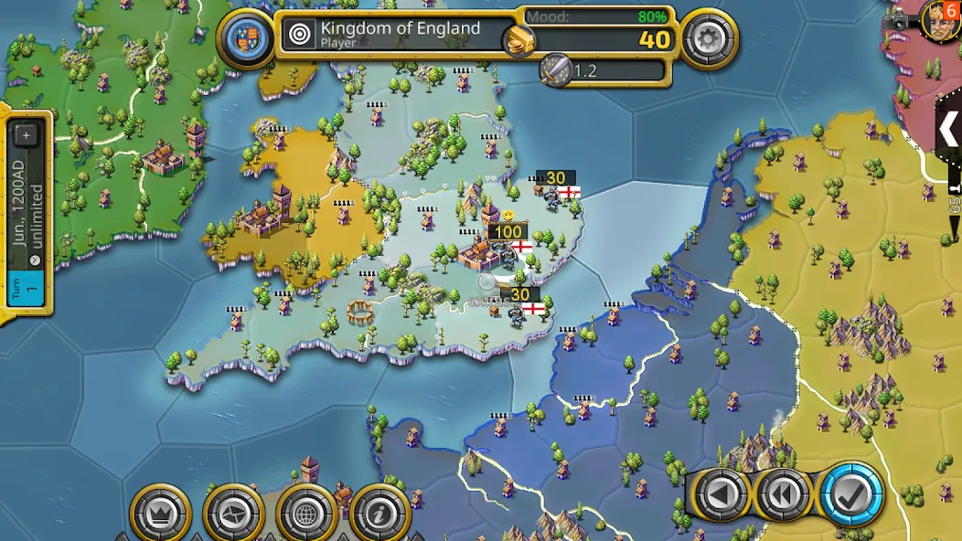 Age of Conquest IV (Эйдж оф Конквест ) [МОД: Меню, Бесконечные монеты и Открытые уровни] Screenshot 2