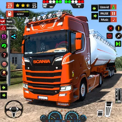 Oil Tanker Transport Simulator [МОД: Деньги, Монеты и Меню MOD] Screenshot 1