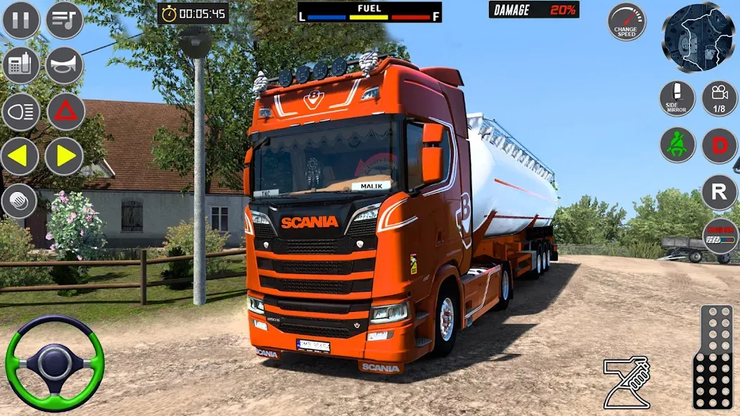 Oil Tanker Transport Simulator [МОД: Деньги, Монеты и Меню MOD] Screenshot 2