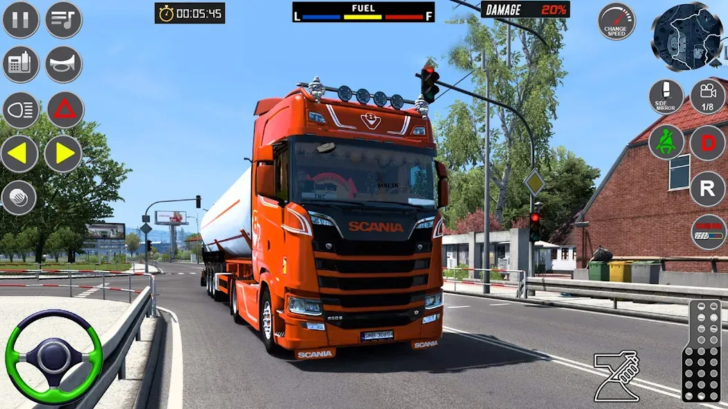 Oil Tanker Transport Simulator [МОД: Деньги, Монеты и Меню MOD] Screenshot 5