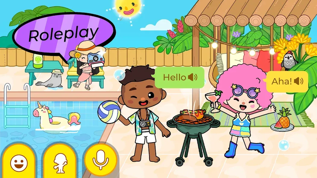 Aha World: Baby Care (Аха Ворлд) [МОД: Много монет, Открытые уровни и Мега MOD] Screenshot 3