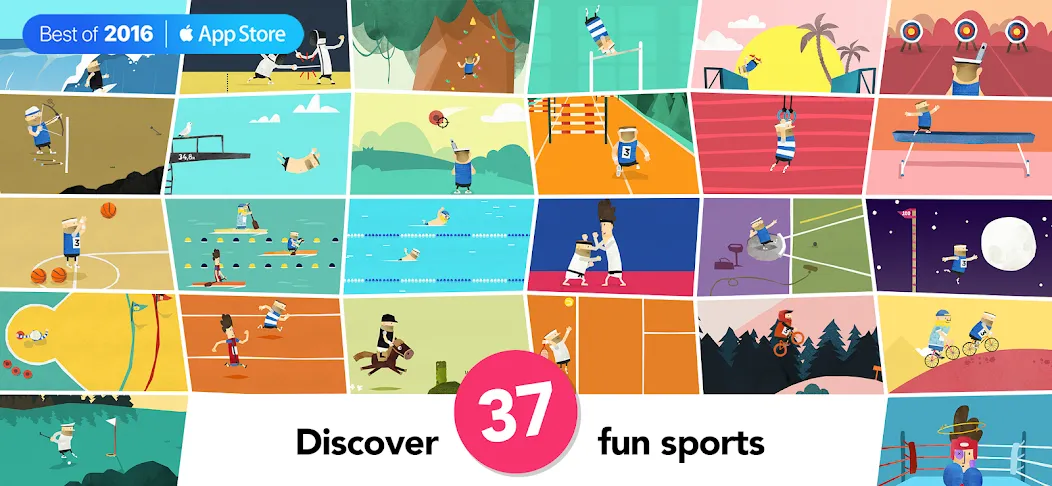 Fiete Sports - 37 Sport Games (Фите Спортс) [МОД: Все открыто, Дополнительные деньги и Меню MOD] Screenshot 1