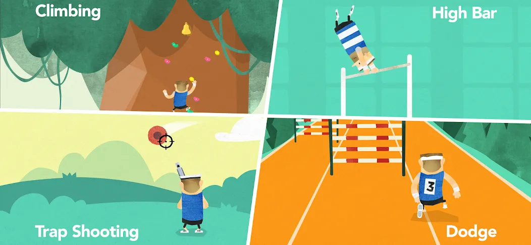 Fiete Sports - 37 Sport Games (Фите Спортс) [МОД: Все открыто, Дополнительные деньги и Меню MOD] Screenshot 5