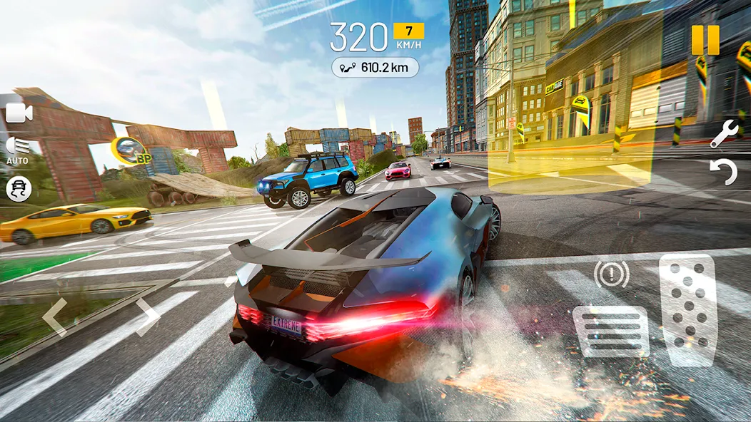 Extreme Car Driving Simulator (Экстримальный симулятор вождения автомобиля) [МОД: Много монет, Открытые уровни и Мега MOD] Screenshot 2