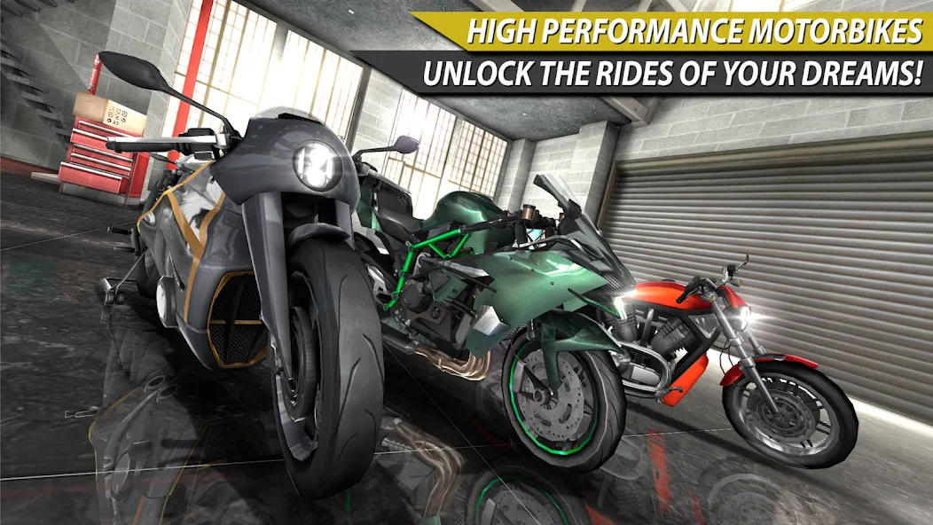 Moto Rider In Traffic (Мото Райдер в Трафике) [МОД: Много монет, Открытые уровни и Мега MOD] Screenshot 4