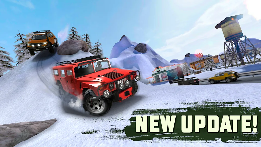 Extreme SUV Driving Simulator (Экстримный симулятор вождения внедорожников) [МОД: Деньги, Монеты и Меню MOD] Screenshot 1