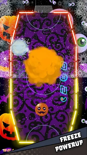 Air Hockey Glow HD Ultimate 2D (Эйр) [МОД: Много монет, Открытые уровни и Мега MOD] Screenshot 4