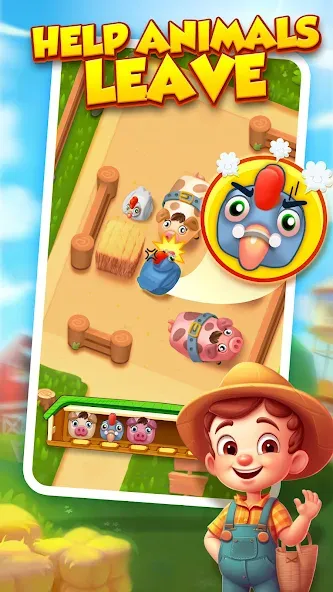 Farm Fun - Animal Parking Game (Фарм Фан) [МОД: Деньги, Монеты и Меню MOD] Screenshot 3