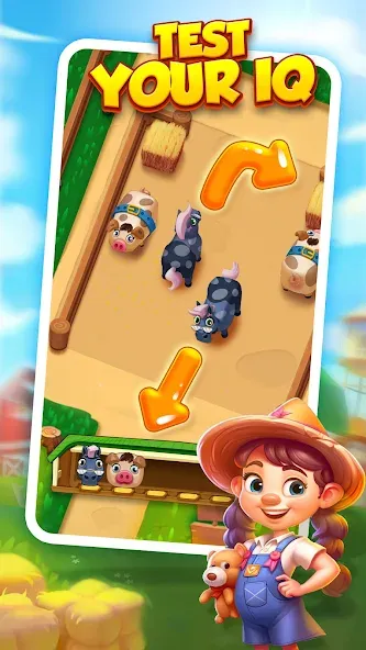 Farm Fun - Animal Parking Game (Фарм Фан) [МОД: Деньги, Монеты и Меню MOD] Screenshot 5