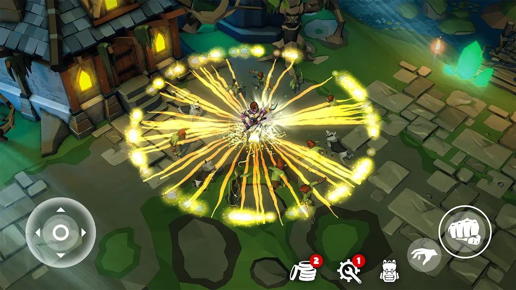 Polygon Fantasy: Action RPG (Полигон Фэнтези) [МОД: Бесконечные деньги, Монеты и Мега MOD] Screenshot 1