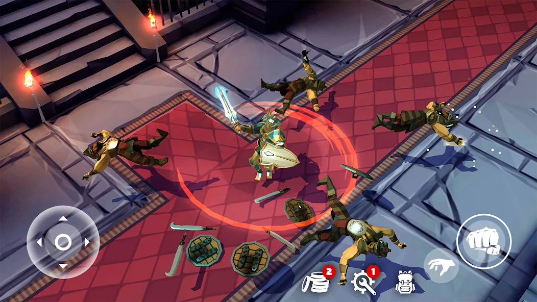 Polygon Fantasy: Action RPG (Полигон Фэнтези) [МОД: Бесконечные деньги, Монеты и Мега MOD] Screenshot 2