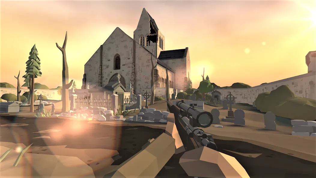 World War Polygon: WW2 shooter (Ворлд Вар Полигон) [МОД: Меню, Бесконечные монеты и Открытые уровни] Screenshot 3